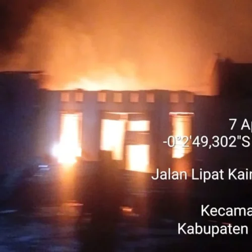 Sijago Merah dengan Cepat Hanguskan Bangunan